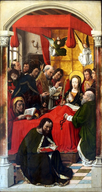 Muerte de la Virgen de Master of Santa Clara de Palencia